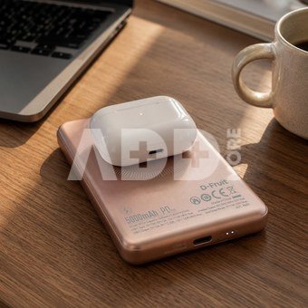 D-Fruit power bank 5000mAh Wireless DF176, pink