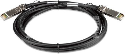 D-Link DEM-CB300S SFP+, Copper, Direct Attach Cable, 10/100/1000/10000 Mbit/s, Maximum transfer distance 3 m, -40 to +85C