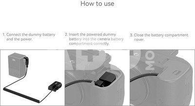 D-Tap to LP-E6NH Dummy Battery Power Cable 4252