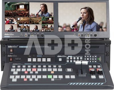 DATAVIDEO GO-1200-STUDIO 6 INP HDMI/SDI SWITCHER W. STREAMING/REC
