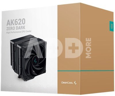 Deepcool | AK620 | Zero Dark | Intel, AMD | CPU Air Cooler