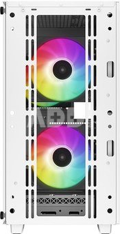 Deepcool ARGB Micro-ATX CASE CC360 White, Mini-ITX / Micro-ATX, 4, Power supply included No, 1x USB3.0, 1x USB2.0, 1x Audio, ABS+SPCC+Tempered Glass, 1&times;120mm