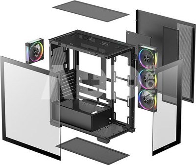 Deepcool Case | CG580 4F V2 | Black | ATX | Power supply included No