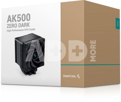 Deepcool | CPU Air Cooler | AK500 Zero Dark | Intel, AMD