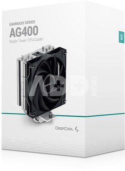 Deepcool | CPU Cooler | AG400 | Black | Intel, AMD | CPU Air Cooler