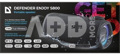 Defender BLUETOOTH SPEAKER ENJOY S800 20W BLACK