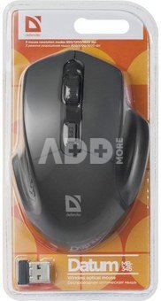 Defender Optical mouse DATUM MB-345 RF black