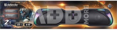 Defender SOUNDBAR Z7 6W LED USB