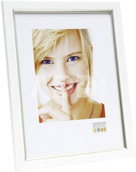 Deknudt S46AF1 10x15 Plastic white with silver