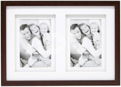 Deknudt S65KQ2 brown 2x10x15 Gallery Frame Wood Passepartout