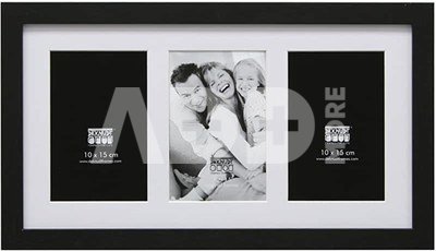 Deknudt S66KA3 Gallery 3x10x15 Wood black with Passepartout