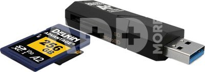 DELKIN CARDREADER SD & MICROSD A2 (USB 3.1)