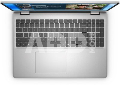 Dell 16 AG 2.5K i7-150U/16GB/512GB/Intel Graphics/Ubuntu/ENG Backlit Kbd/FP/Silver/3Y Basic OnSite Warranty