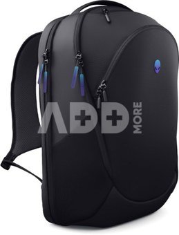 Dell Alienware AW7825P | Fits up to size Up to 18 " | Backpack | Black | Shoulder strap | Waterproof