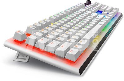 Dell Alienware Tri-Mode AW920K Wireless Gaming Keyboard, RGB LED light, US, Wireless, Lunar Light, Bluetooth, Numeric keypad, CHERRY MX Red