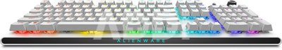 Dell Alienware Tri-Mode AW920K Wireless Gaming Keyboard, RGB LED light, US, Wireless, Lunar Light, Bluetooth, Numeric keypad, CHERRY MX Red