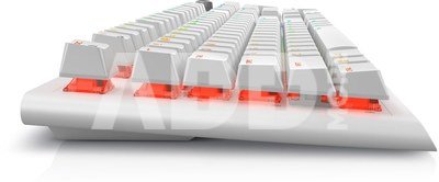 Dell Alienware Tri-Mode AW920K Wireless Gaming Keyboard, RGB LED light, US, Wireless, Lunar Light, Bluetooth, Numeric keypad, CHERRY MX Red