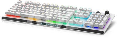 Dell Alienware Tri-Mode AW920K Wireless Gaming Keyboard, RGB LED light, US, Wireless, Lunar Light, Bluetooth, Numeric keypad, CHERRY MX Red