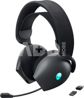 Dell Alienware Tri Mode Wireless Gaming Headset | AW725H | Built-in microphone | Wired/Wireless | Dark Side of the Moon