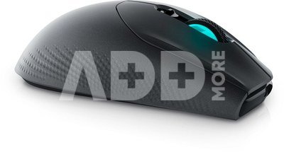 Dell Gaming Mouse AW620M Wired/Wireless, Dark Side of the Moon, Alienware Wireless Gaming Mouse