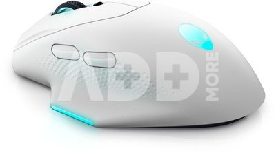 Dell Gaming Mouse AW620M Wired/Wireless, Lunar Light, Alienware Wireless Gaming Mouse