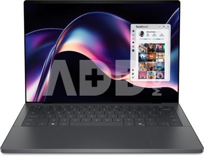 Dell XPS 14 DA14260 | Graphite | 14 " | Touchscreen | 2.8K | Intel Core Ultra X7 | 358H | 32 GB | LPDDR5x | Solid-state drive capacity 1000 GB | Intel Arc graphics | Windows 11 Pro | Bluetooth version 6 | Keyboard language English | Keyboard backlit | Warranty 36 month(s) | Battery warranty 12 month(s)