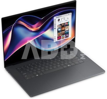 Dell XPS 16 DA16260 | Graphite | 16 " | OLED | Touchscreen | 3.2K | Intel Core Ultra X7 | 358H | 64 GB | LPDDR5x | Solid-state drive capacity 1000 GB | Intel Arc Graphics | Windows 11 Pro | Keyboard language English | Keyboard backlit | Warranty 36 month(s) | Battery warranty 12 month(s)