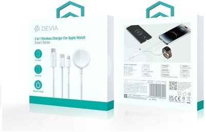 Devia cable EA520 3in1 USB-C - USB-C/Lightning/Apple Watch