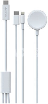 Devia cable EA520 3in1 USB-C - USB-C/Lightning/Apple Watch