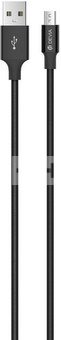 Pheez Series Cable for Micro USB (5V 2.4A,1M) black