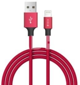 Pheez series USB-C TO Lightning cable 1M red