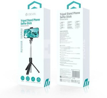 Devia selfie stick tripod ES083, black