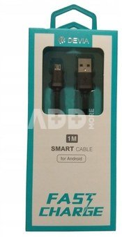 Smart Series Micro Cable V2 (5V 2.1A,1M) Black