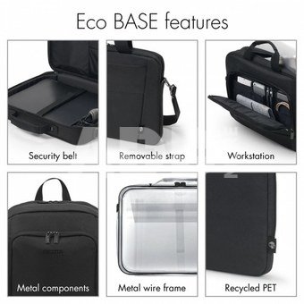 DICOTA Eco Multi BASE 15-15.6 in. Black