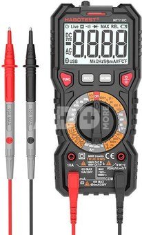 Digit&aacute;ln&iacute; multimetr se sv&iacute;tilnou Habotest HT118C, True RMS, NCV, testov&aacute;n&iacute; bateri&iacute;