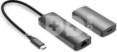 Digitus | 4K Video Extender (USB-C - HDMI), 30 m | DS-55343 | Black