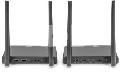 Digitus 4K Wireless HDMI KVM Extender Set, 150 m | DS-55328 | Black