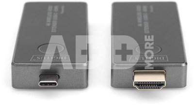 Digitus | 4K Wireless Video Extender, 30 m (USB-C - HDMI) | DS-55324 | Black/Silver