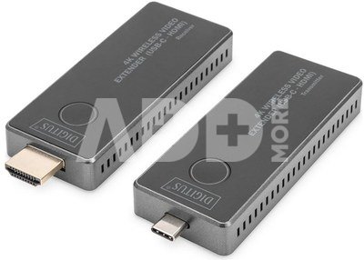 Digitus | 4K Wireless Video Extender, 30 m (USB-C - HDMI) | DS-55324 | Black/Silver