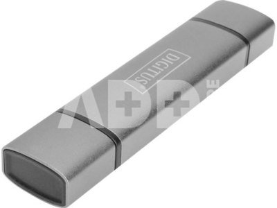 DIGITUS Combo Card Reader Hub USB-C / USB 3.0