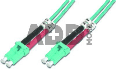 Digitus FO Patch Cord, Duplex, LC to LC MM OM2 50/125 &micro;, 3 m