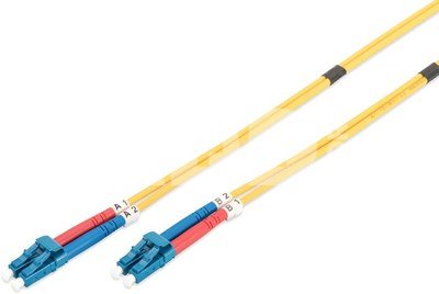 Digitus FO Patch Cord, Duplex, LC to LC SM OS2 09/125 &micro;, 1 m