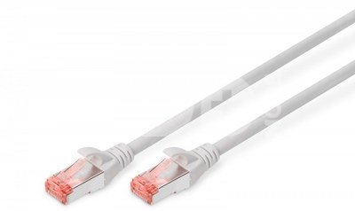 Digitus Patch cord S/FTP kat.6 LS0H 0,5m Szary
