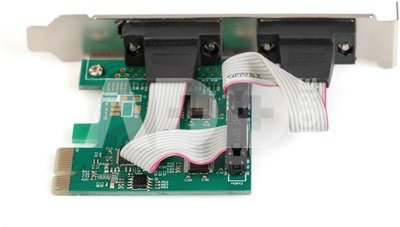 Digitus 2 x serial (COM) PCIe card whit low profile bracket