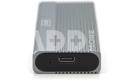 Digitus USB M.2 hard disk enclosure, SSD, external, NVMe, 10Gbps, USB 3.1 Gen2