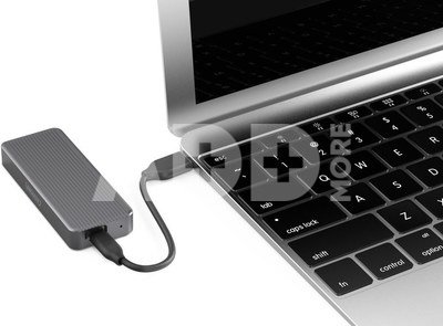 Digitus USB M.2 hard disk enclosure, SSD, external, NVMe, 20Gbps, USB 3.2 Gen2x2