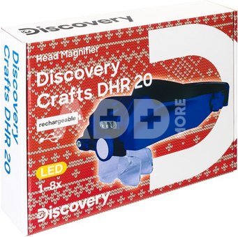 Discovery Crafts DHR 20 Head Rechargeable Magnifier 1/1.5/2/2.5/3.5/8x