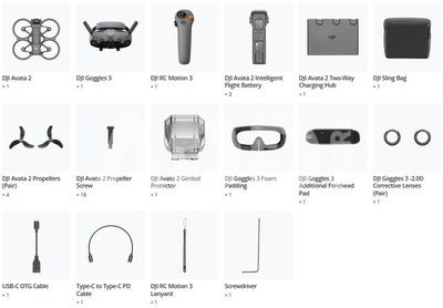DJI Avata 2 Fly More Combo (3 batteries)