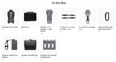 DJI Mavic 4 Pro 512GB Creator Combo (DJI RC Pro 2)