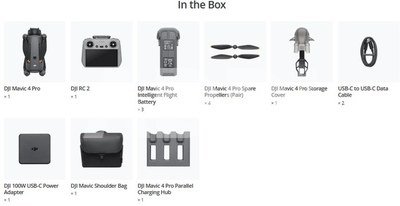 DJI Mavic 4 Pro Fly More Combo (DJI RC 2)
